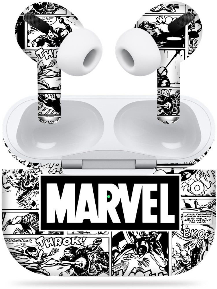 OggyBaba Apple Airpods Pro, MArvel Sticker Mobile Skin Price in