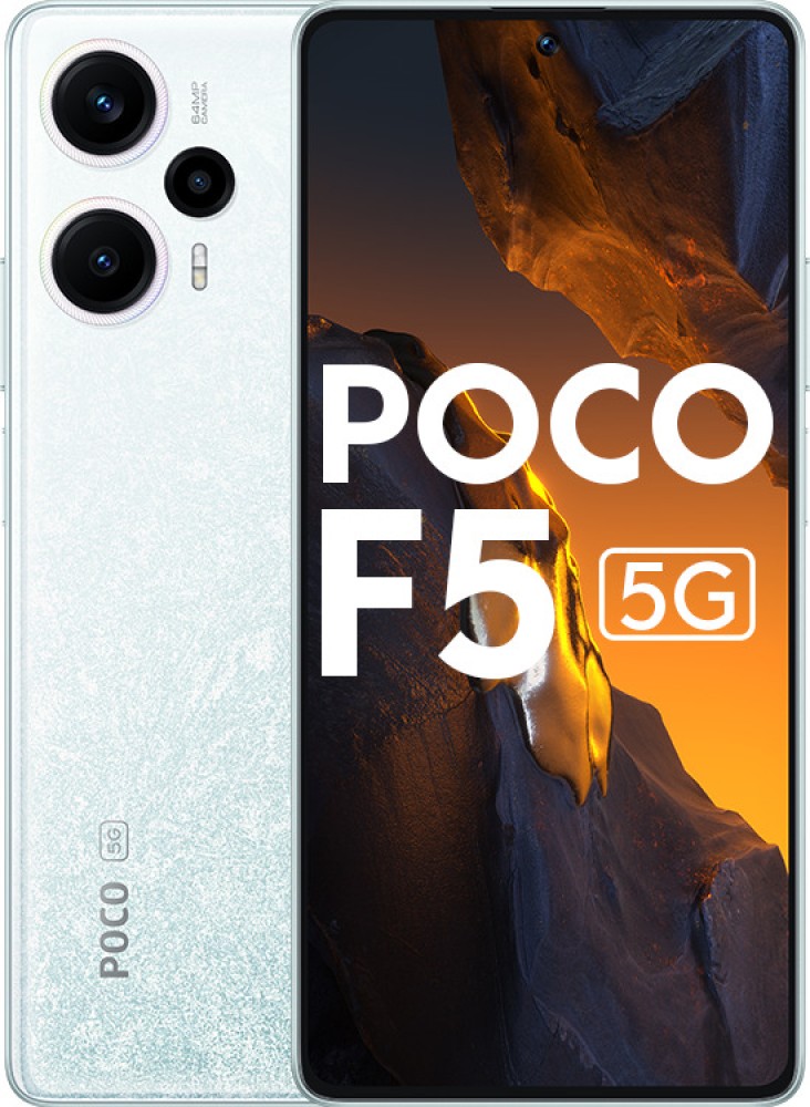 POCO F5 5G (Snowstorm White, 256 GB) (8 GB RAM)