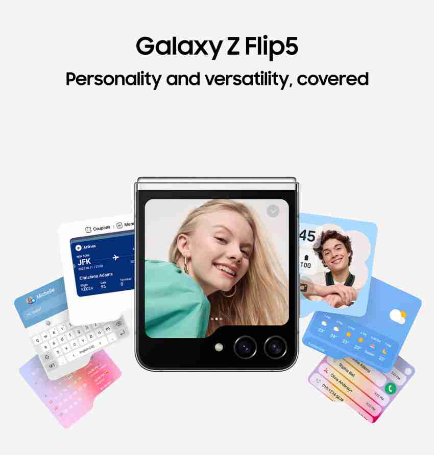 Galaxy Z Flip5, Especificações e câmara