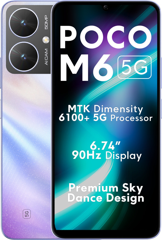 POCO M6 5G ( 256 GB Storage, 8 GB RAM ) Online at Best Price On Flipkart.com