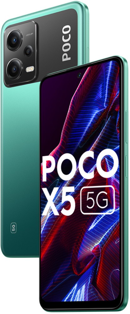 Buy POCO X5 5G, 6 GB RAM, 128 GB ROM, Jaguar Black, Smartphone Online at  Best Prices in India - JioMart.