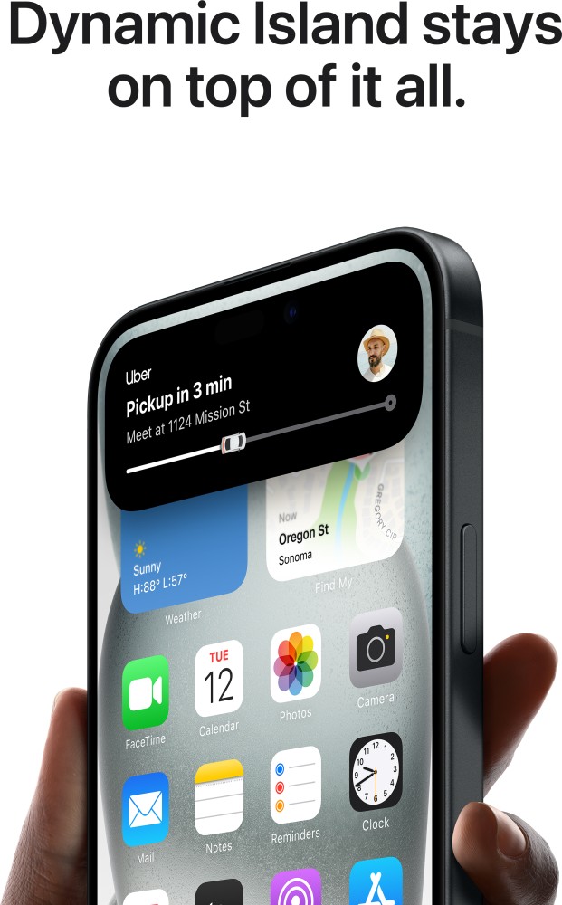Apple iPhone 15 (Black, 128 GB)