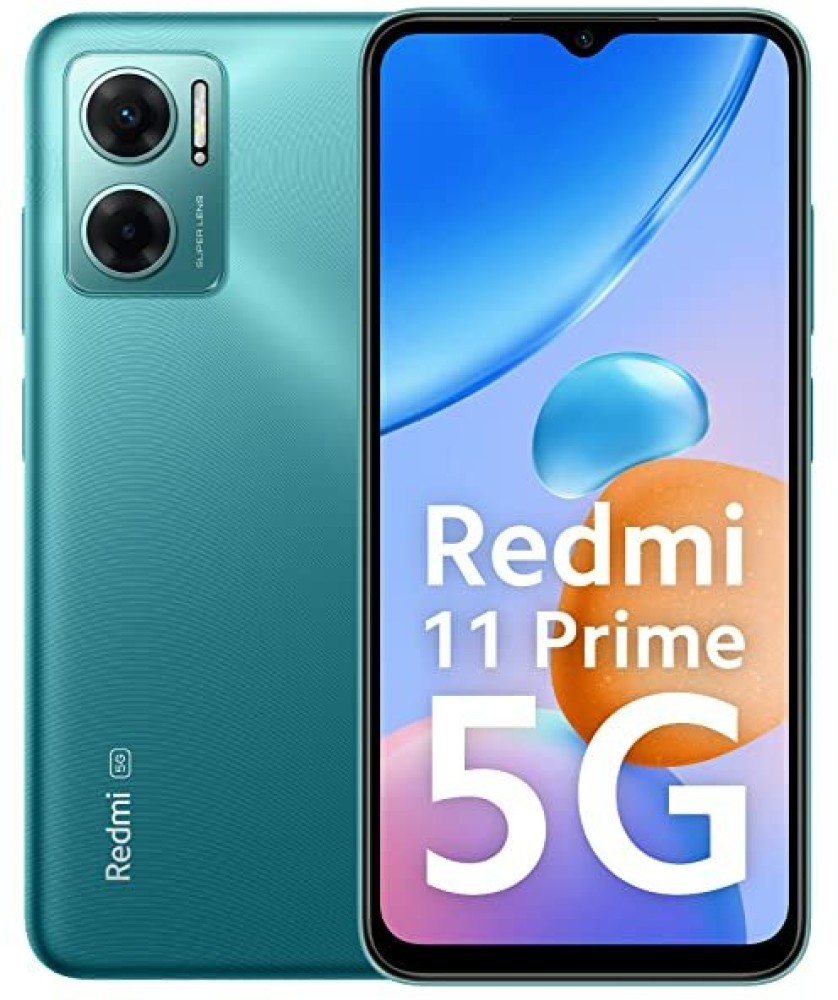 Buy Redmi 11 Prime 5G 64 GB, 4 GB RAM, Meadow Green Mobile Phone