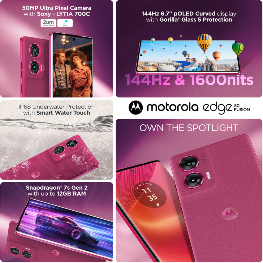 Motorola Edge 50 Fusion Hot Pink 128 GB