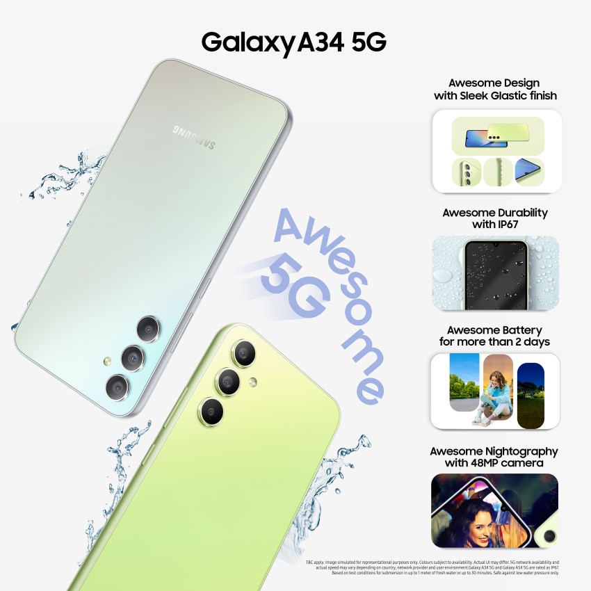 Are the Samsung Galaxy A54 5G and Galaxy A34 5G waterproof? - PhoneArena