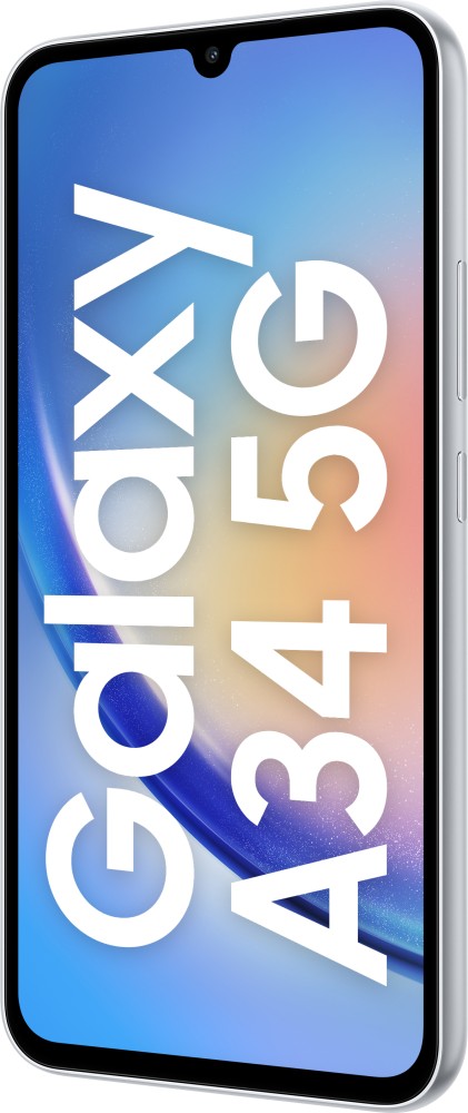 Samsung - Galaxy A34 - 5G - 4/128 Go - Argenté - Smartphone
