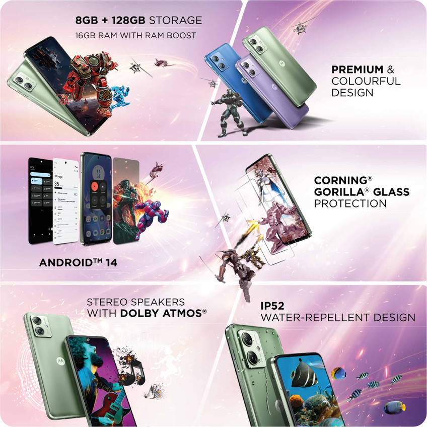 Motorola g64 5G (Mint Green, 128 GB) (8 GB RAM) Motorola g64 5G (Mint Green, 128 GB) (8 GB RAM)