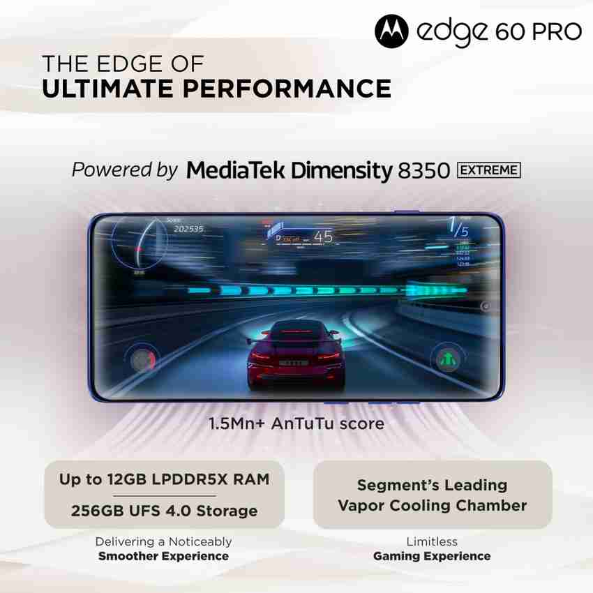 MOTOROLA Edge 60 Pro ( 256 GB Storage, 8 GB RAM ) Online at Best Price On  Flipkart.com