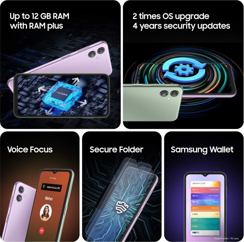 SAMSUNG Galaxy F14 5G ( 128 GB Storage, 6 GB RAM ) Online at Best Price On