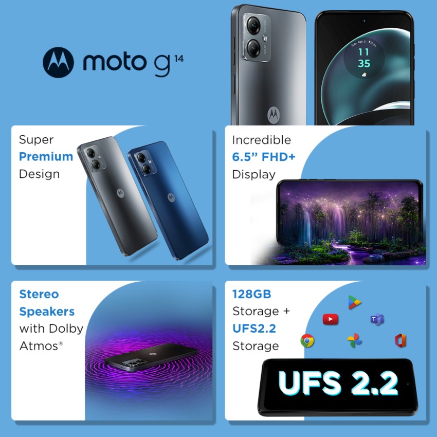 MOTOROLA g14 ( 128 GB Storage, 4 GB RAM ) Online at Best Price On