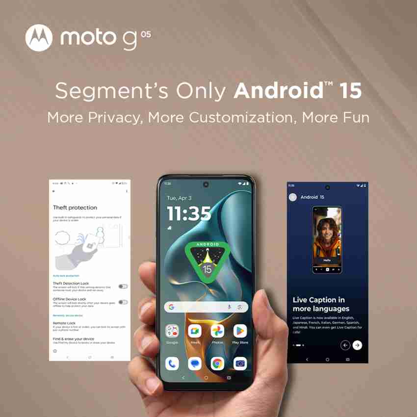 MOTOROLA g05 ( 64 GB Storage, 4 GB RAM ) Online at Best MOTOROLA g05 ( 64 GB Storage, 4 GB RAM ) Online at Best