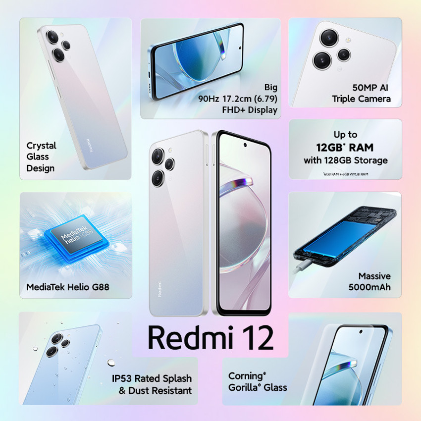 REDMI 12 ( 128 GB Storage, 4 GB RAM ) Online at Best Price On Flipkart.com REDMI 12 ( 128 GB Storage, 4 GB RAM ) Online at Best Price On Flipkart.com