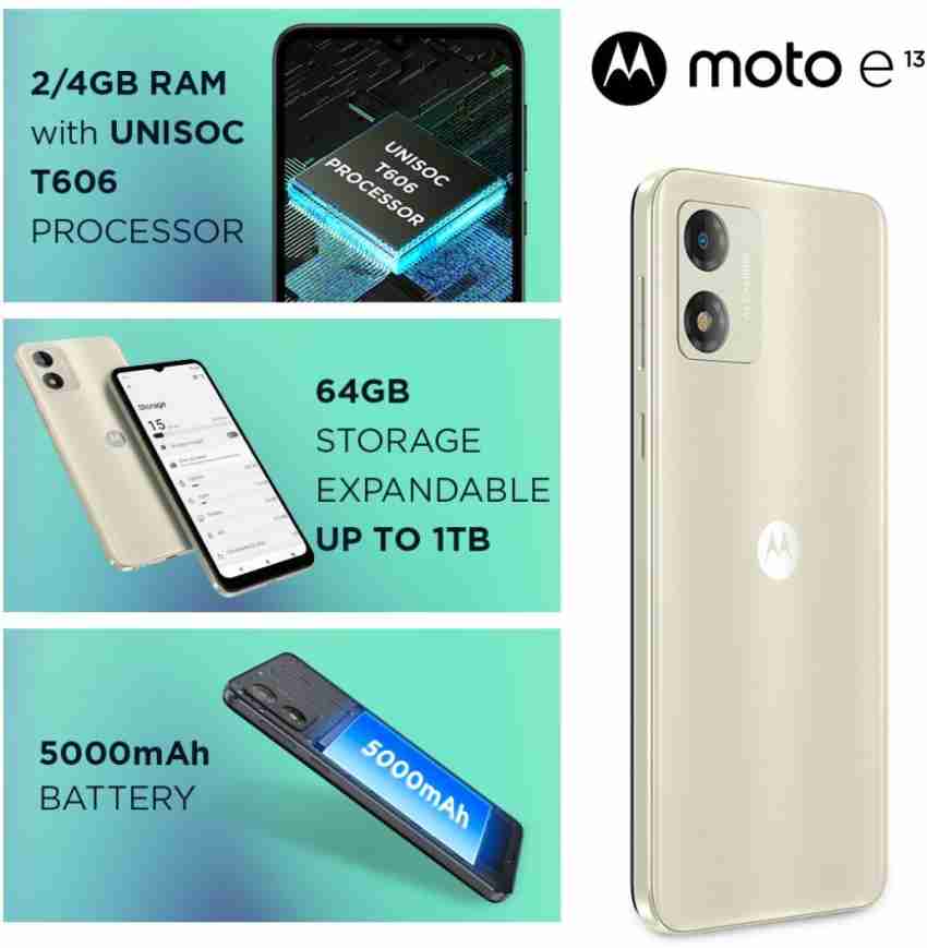 Motorola e13 (Cosmic Black, 4GB RAM 64GB Storage) : : Electronics