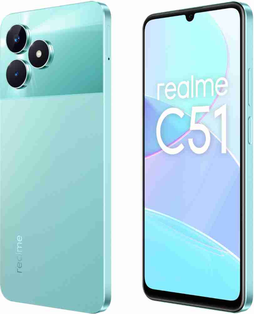 Realme C51 (Carbon Black, 64 GB) (4 GB RAM)