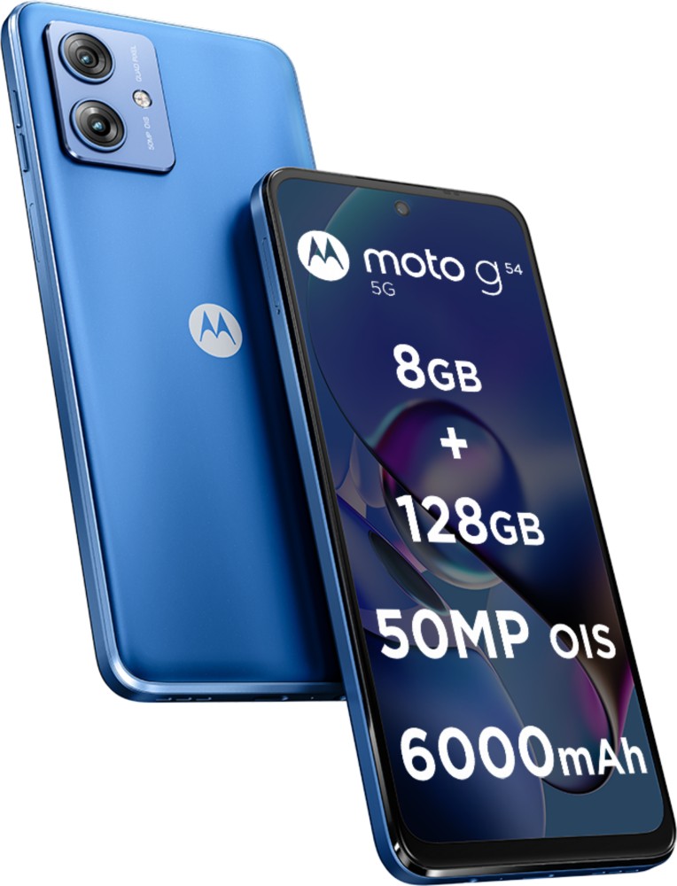 Motorola g54 5G (Pearl Blue, 128 GB)