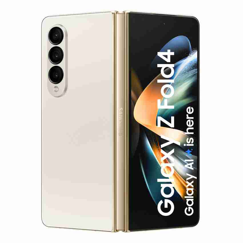 Samsung Galaxy Z Fold 4 本体 白 Samsung Galaxy Z Fold 4 5G, Factory Unlocked, 1024GB