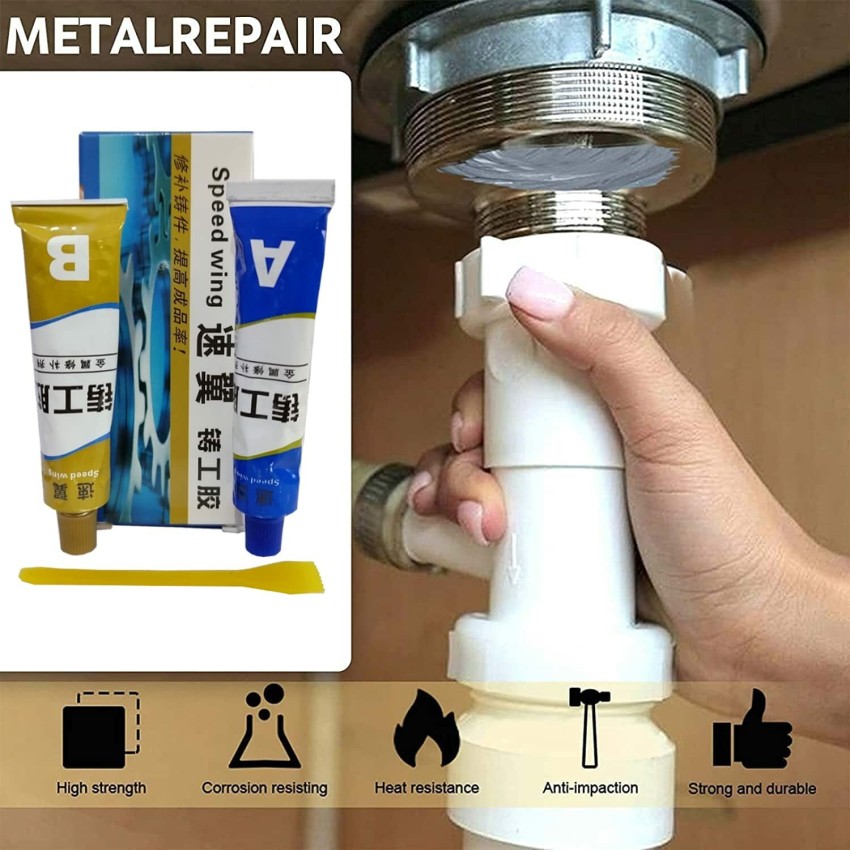 Magic Repair Glue Metal Repair Adhesive Glue Iron Steel leakage Weld A + B  Glue