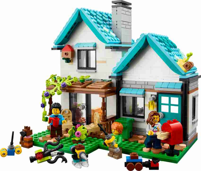 LEGO Creator 3-in-1 Cozy House (808 Blocks) Model Building Kit 