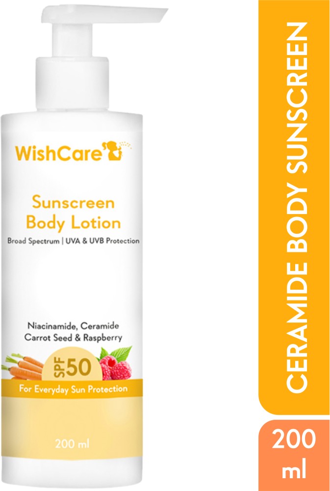 WishCare Sunscreen - SPF SPF50 PA+++ SPF50 Sunscreen Lotion - Broad  Spectrum UVA & UVB Protection- No White Cast - Price in India, Buy WishCare  Sunscreen - SPF SPF50 PA+++ SPF50 Sunscreen