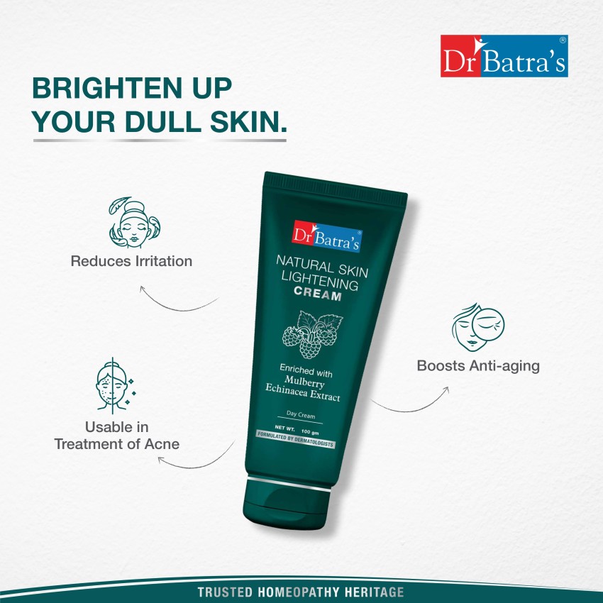 Dr Batra s Enriched With Mulberry Extract Natural Whitening Cream To Lighten Skin