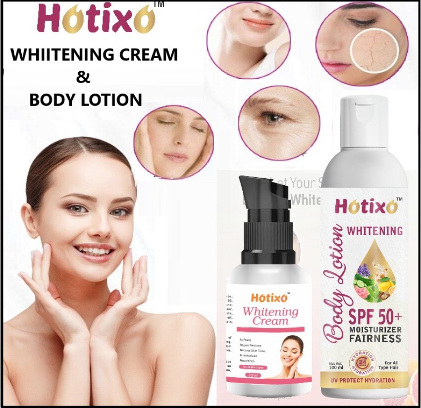 hotixo Body Lotion Skin brightening Whitening SPF 50 100ml