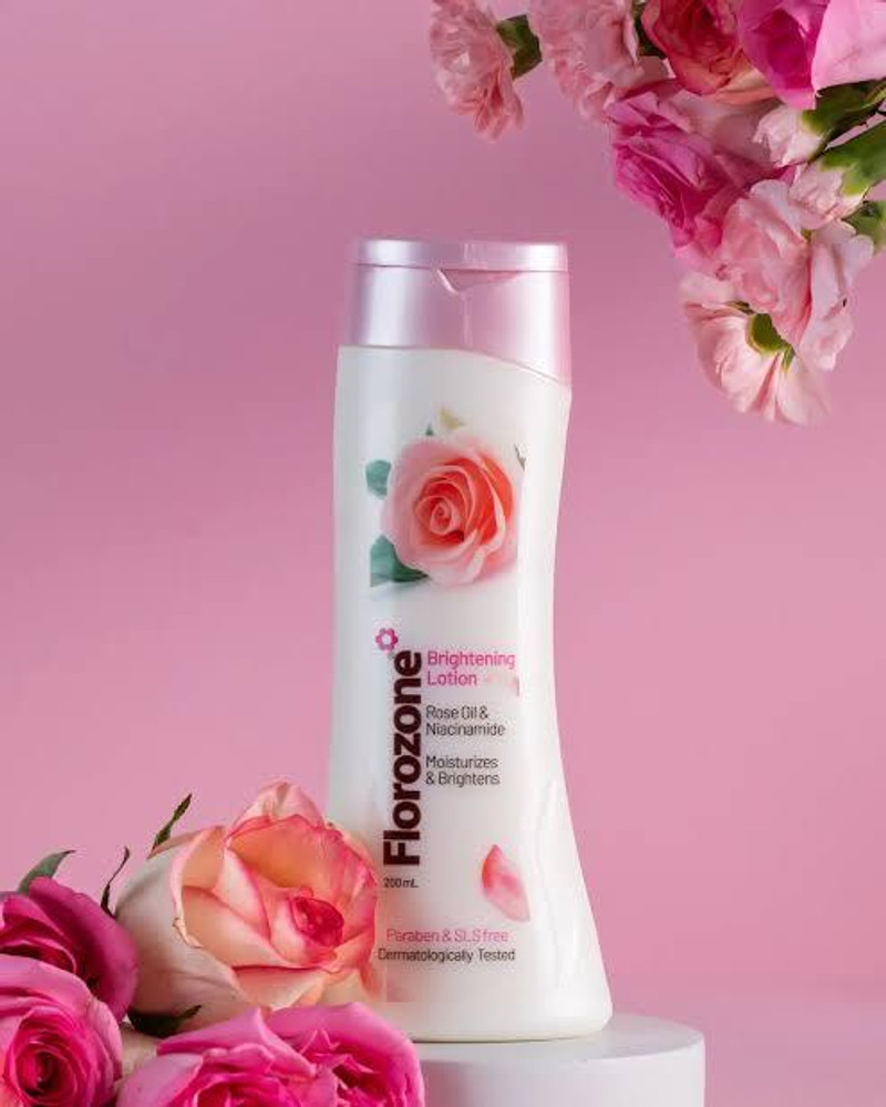 Florozone Rose oil moisturizes Brightens body lotion 2x200ml Price in India Buy Florozone Rose oil moisturizes Brightens body lotion 2x200ml Online In India Reviews Ratings Features Flipkart