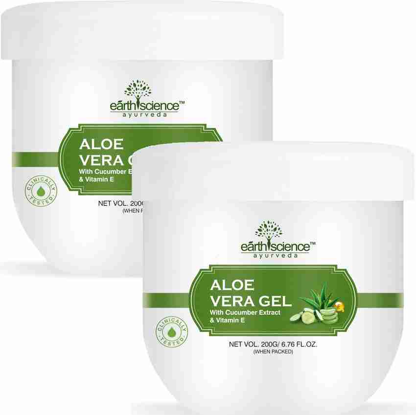 Earth Science Ayurveda Green Aloe Vera Gel For Hair Mask Hair Soft Hair Straightening Pack of 2 Price in India Buy Earth Science Ayurveda Green Aloe Vera Gel For Hair