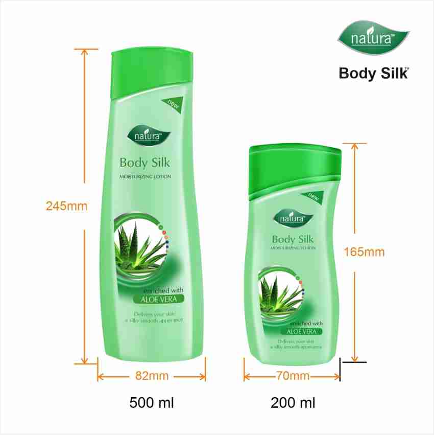 Natura BODY SILK ALOE VERA BODY LOTION - Price in India, Buy Natura BODY  SILK ALOE VERA BODY LOTION Online In India, Reviews, Ratings & Features