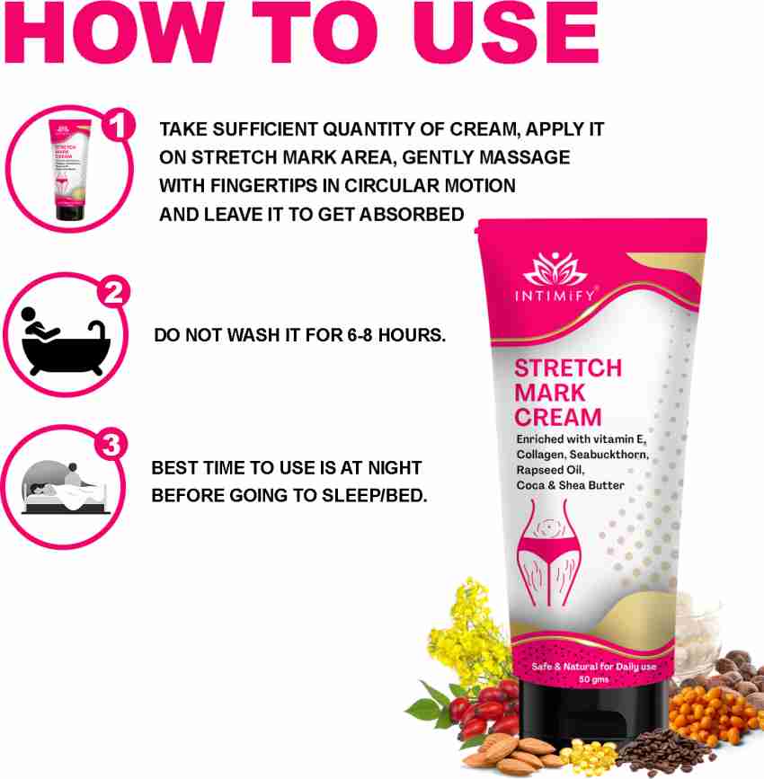 INTIMIFY Stretch Marks Removal Cream in During After Pregnancy Delivery -  Price in India, Buy INTIMIFY Stretch Marks Removal Cream in During After  Pregnancy Delivery Online In India, Reviews, Ratings & Features