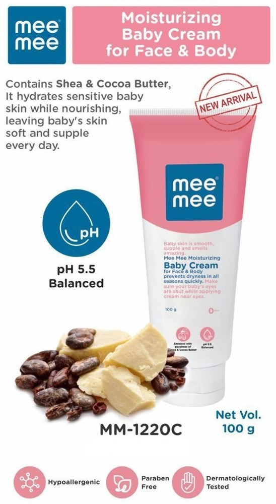 Mee mee baby face cream 2025