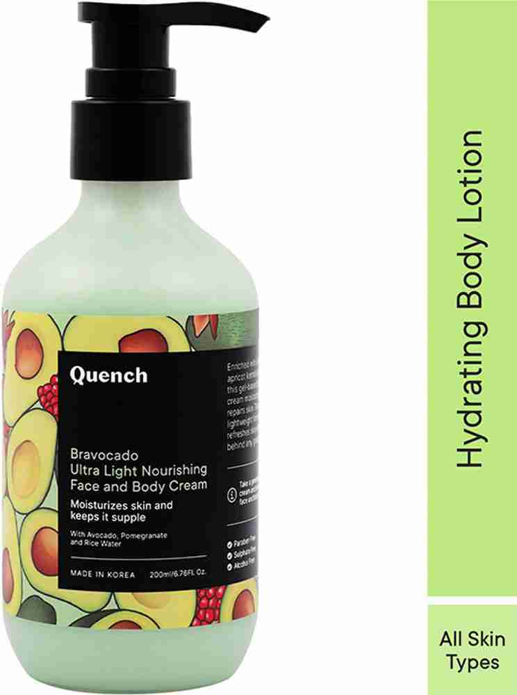 Quench Botanics Nourishing Korean Body Lotion with Avocado Rice