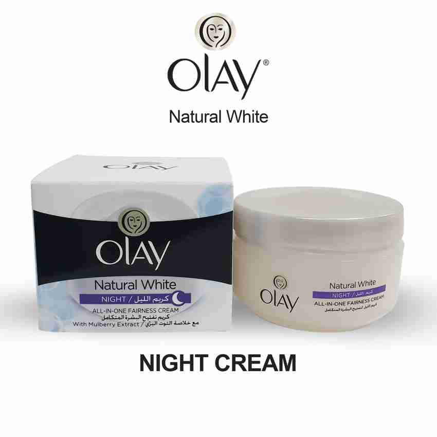 OLAY Natural White Night Cream Imported Price in India Buy OLAY
