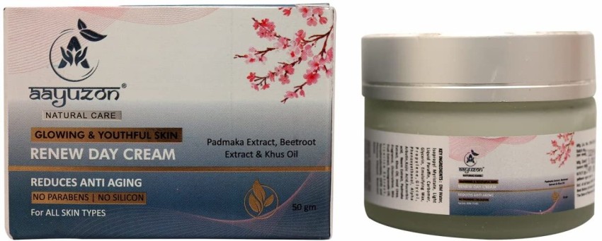 Aayuzon Glowing Youthful Day Cream with Padmaka Exctract 50g