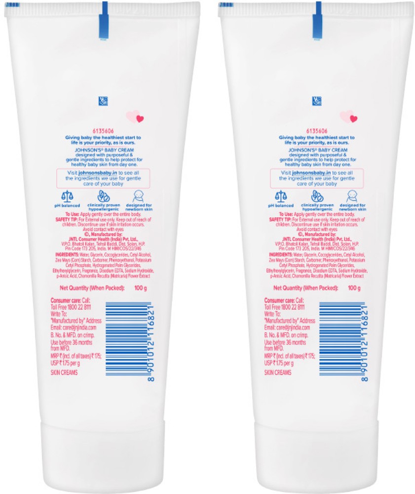 Buy Johnson's Baby Cream 100 g Online at Best Prices in India