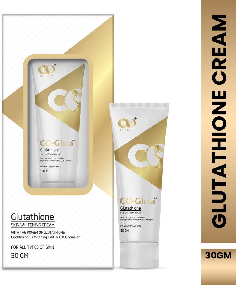 CO Luxury Glutathione Cream with Kojic Acid Vitamin A C E Skin