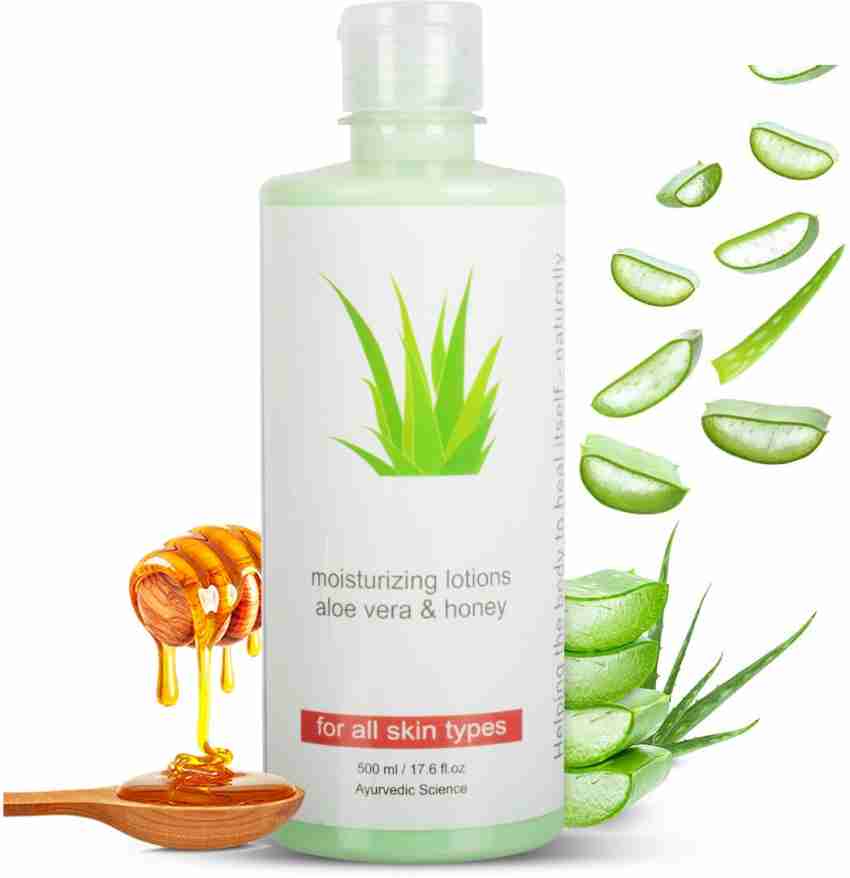 Herbline Aloe Vera Honey Moisturizing lotion Helping The Body