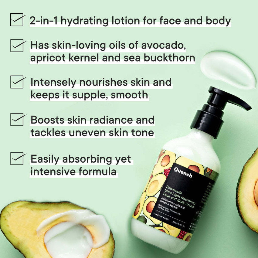 Korean store body lotion