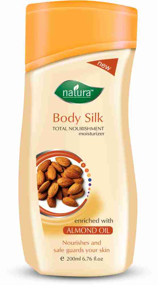 Buy NATURA BODY SILK FAIRNESS BODY LOTION + BODY SILK ALMOND BODY LOTION  (COMBO) (400 ml) Online at Low Prices in India 