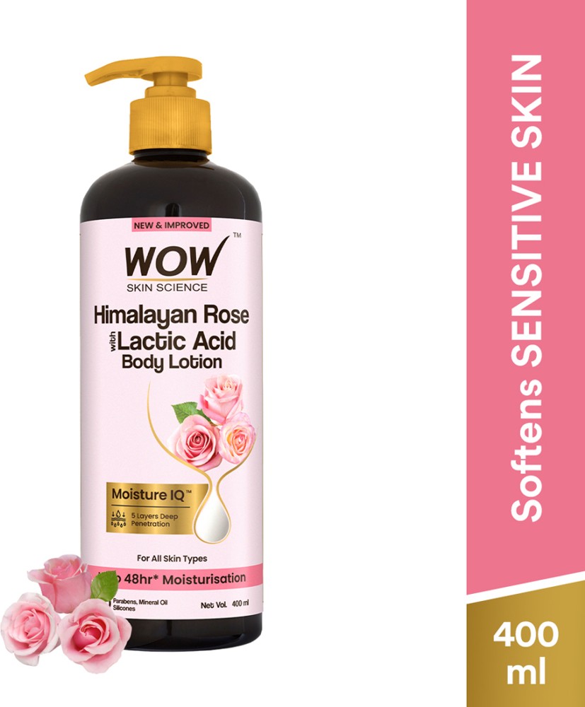 WOW SKIN SCIENCE Himalayan Rose With Lactic Acid Body Lotion