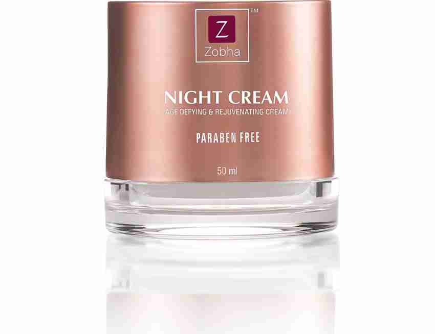 Zobha Age Defying & Rejuvenating Night Cream-50ML - Price in India, Buy  Zobha Age Defying & Rejuvenating Night Cream-50ML Online In India, Reviews,  Ratings & Features