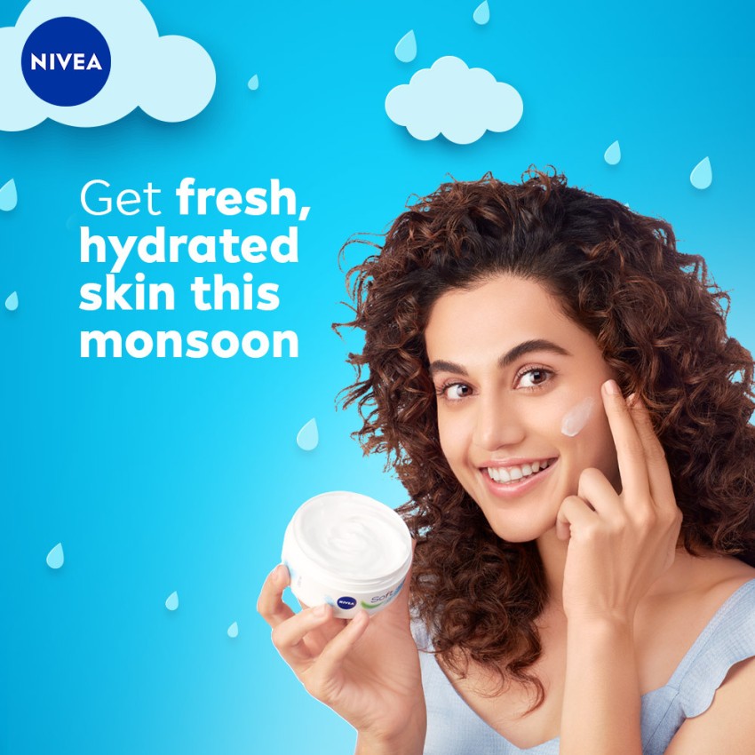 NIVEA Soft Moisturizing Cream - Price in India, Buy NIVEA Soft Moisturizing  Cream Online In India, Reviews, Ratings & Features