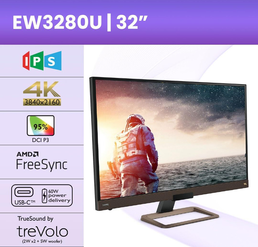 BenQ 80.77 cm (31.8 inch) 4K Ultra HD IPS Panel Gaming