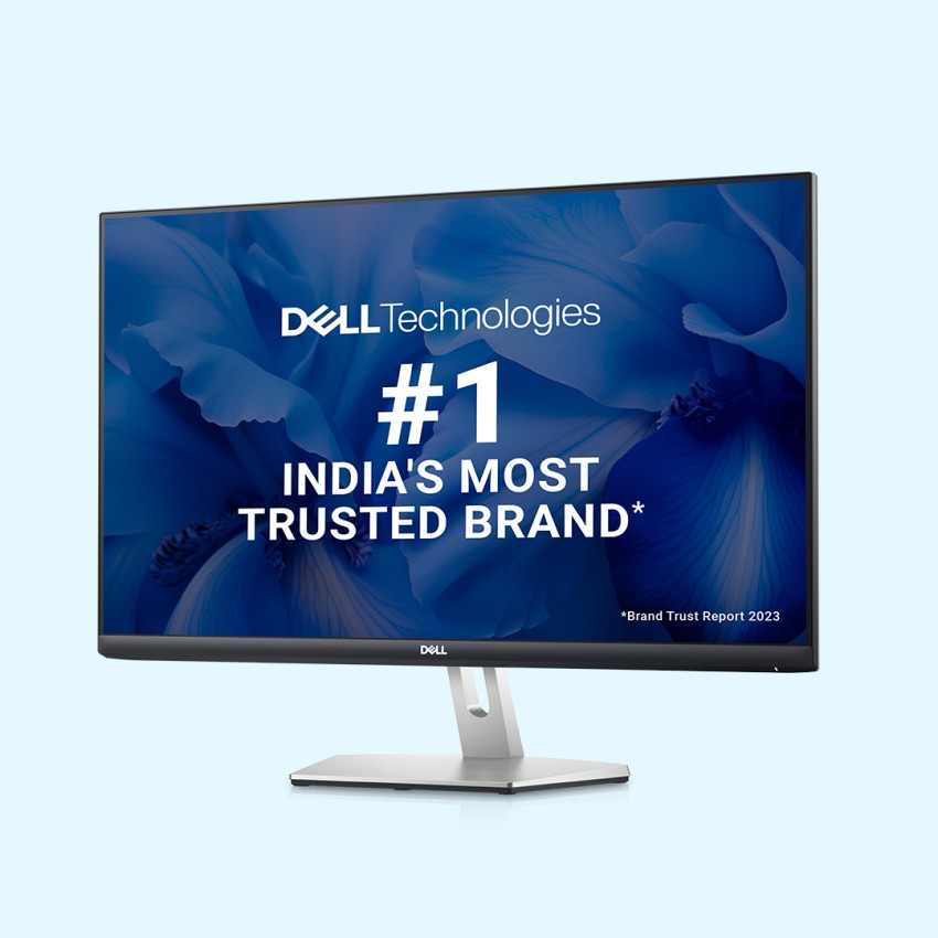 DELL S Series 27 inch Full HD IPS Panel with 5-Years warranty, 99% sRGB,  Low Blue Light technology,HDMI x2, Tilt adjustment, 3-sided Bezel-less 