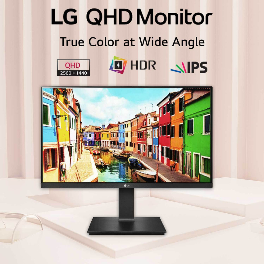 LG QHD Monitor 60.96 cm (24 inch) Quad HD LED Backlit IPS