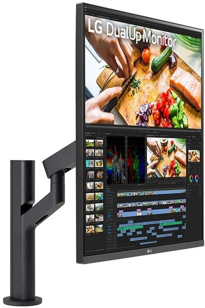 LG DualUp 70.1 cm (27.6 inch) Quad HD IPS Panel with Ergonomic 