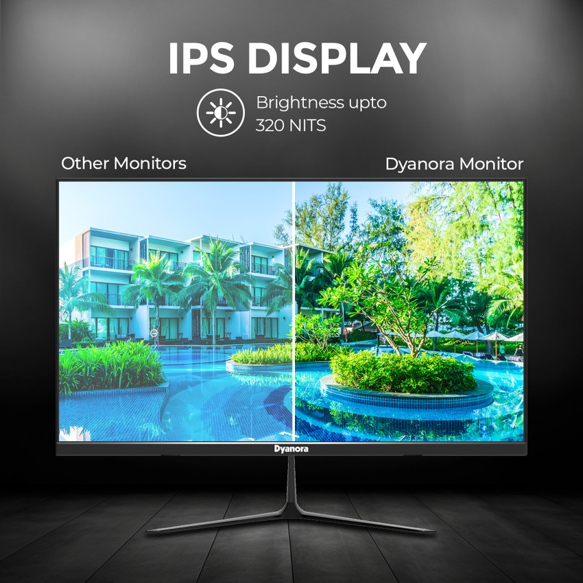 Dyanora 55.88 cm (22 inch) Full HD IPS Panel Anti-Glare Screen with Ultra  Slim Bezel-Less Design, Free Sync and 2 X 3W Inbuilt Speakers, Monitor  (DY-MN22F0N) Price in India - Buy Dyanora