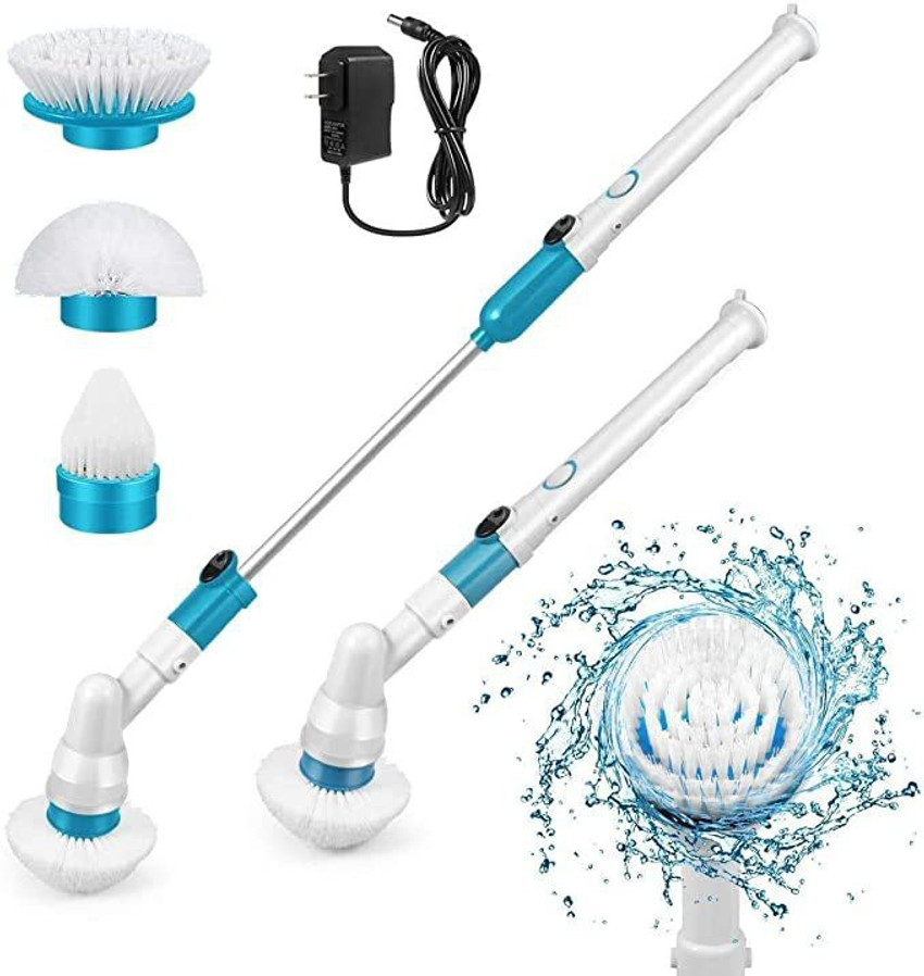 Tile top floor scrubber