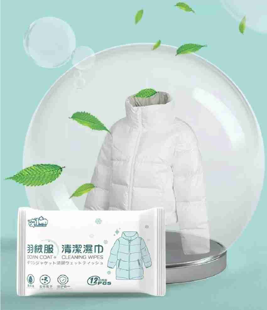 FlyTouch Down Jacket Cleaning Wipes Instant Coat Cleaner Wipe