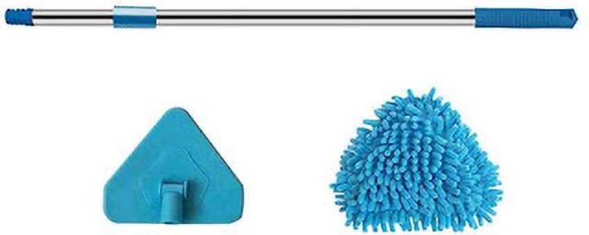 Foldable Microfiber Triangle Shape Fan Cleaning Duster Flexible