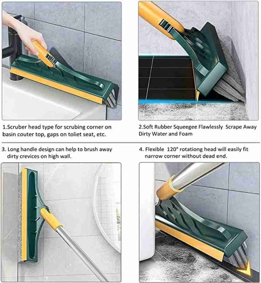 Long Handle Floor Mop Wall Gap Dust Brush Mop Household Flexible